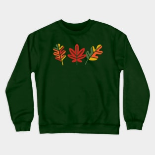 Colorful Autumn Leaves Crewneck Sweatshirt